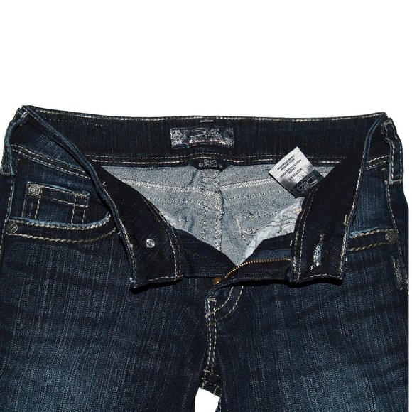 Silver Jeans - SUKI SURPLUS - SAF446 - Mid Rise Boot Cut Blue Denim (27X30) - Picture 9 of 16